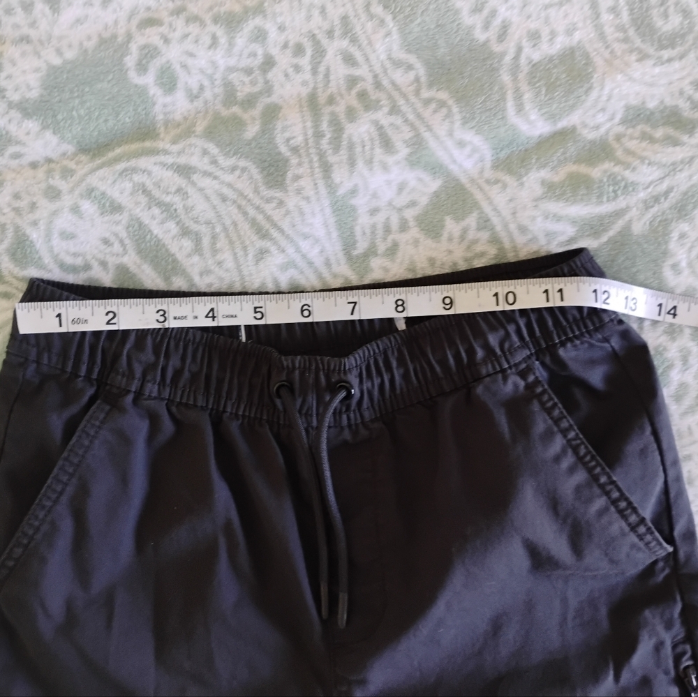 Boy's Dark Grey Drawstring Pants - Picture 3 of 6